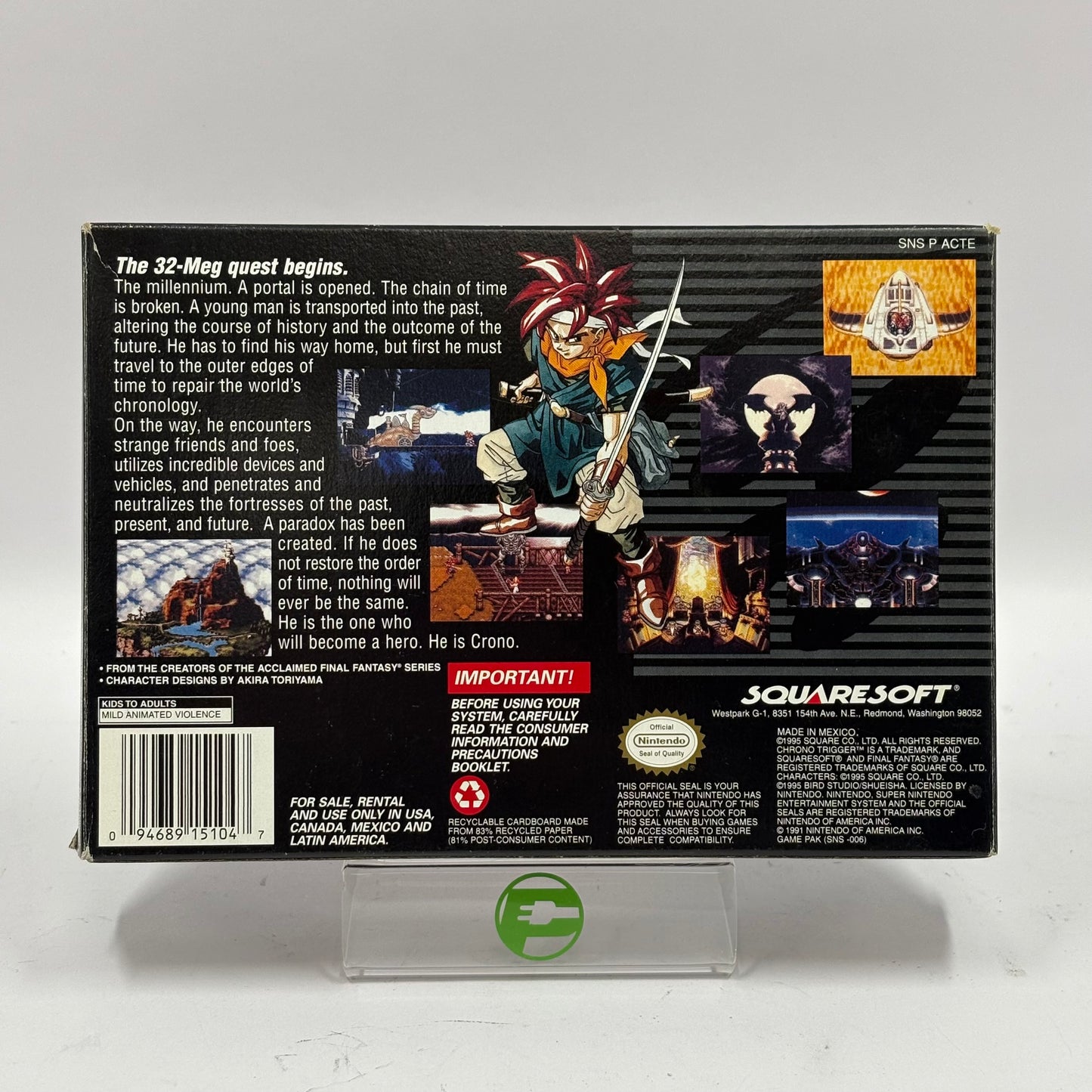 Chrono Trigger (Super Nintendo SNES, 1995)