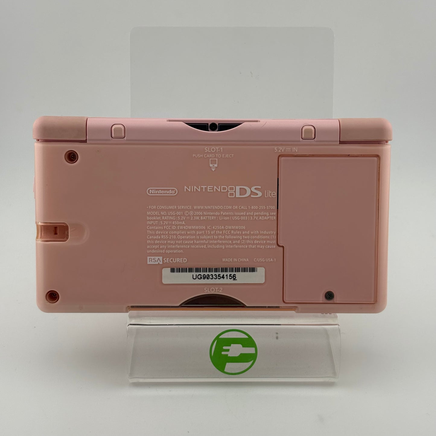 Nintendo DS Lite Handheld Game Console Only USG-001 Pink No Stylus