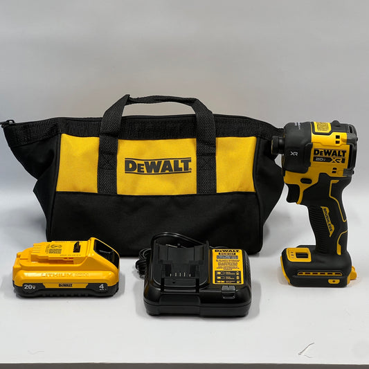 New DeWalt DCF870 1/4" Cordless Quiet Hydraulic Impact Driver w/ 4AH Battery