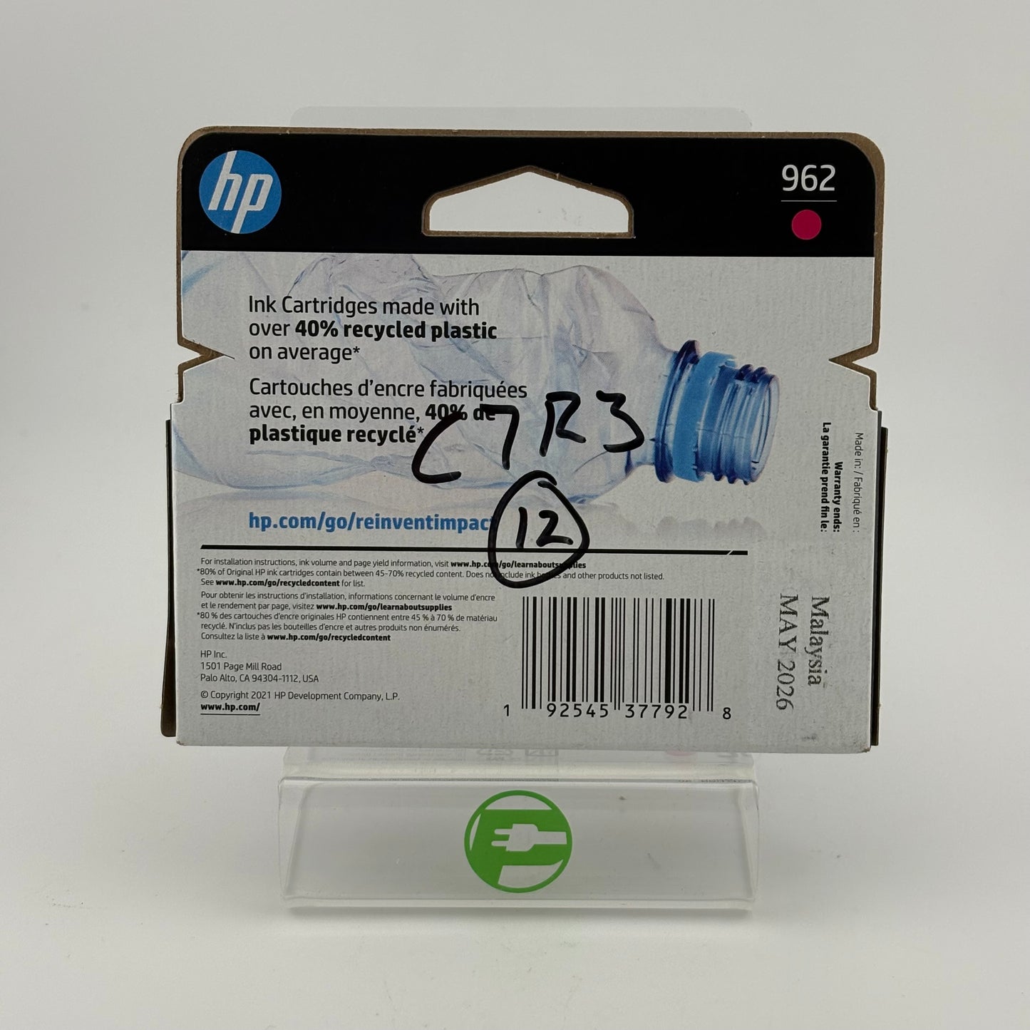 New HP 962 3HZ97AN Magenta Ink Cartridge