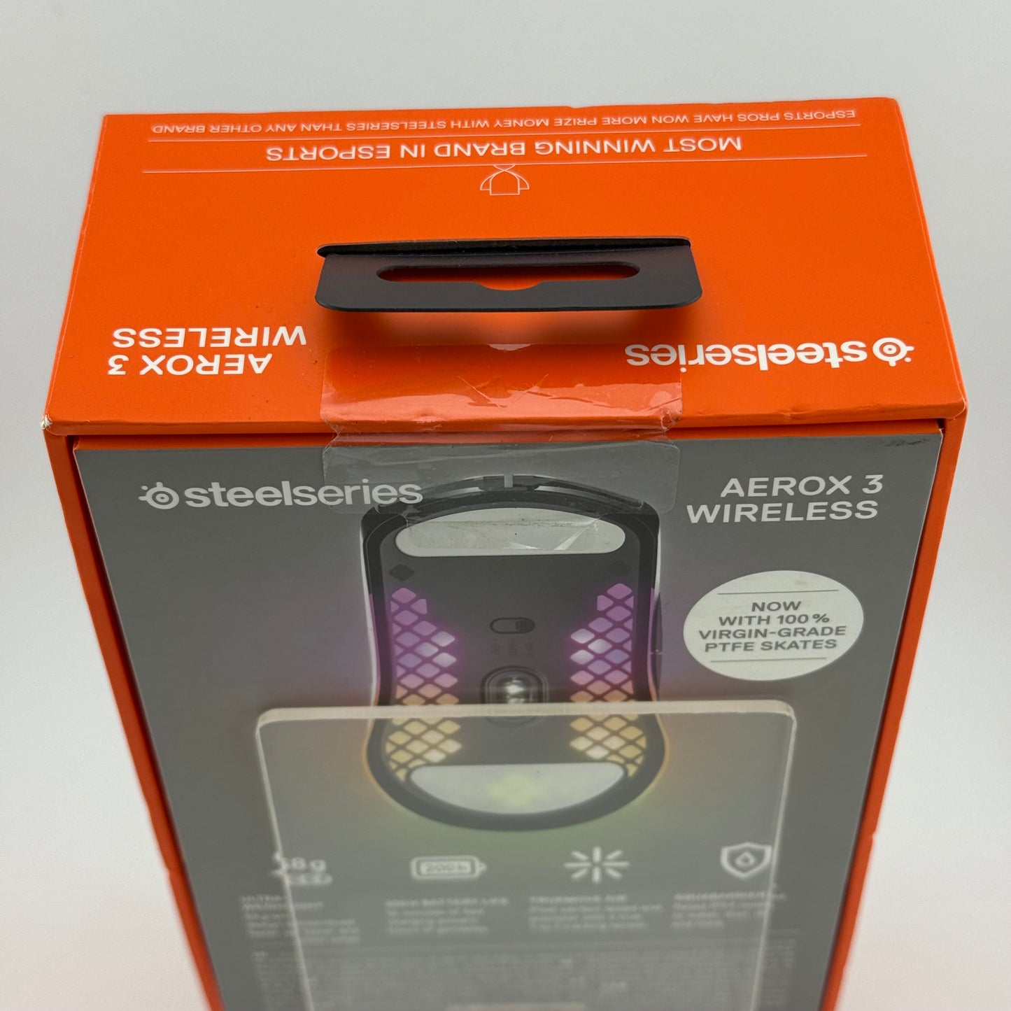 New SteelSeries Aerox 3 Wireless Ultra lightweight Bluetooth Gaming Mouse 62612