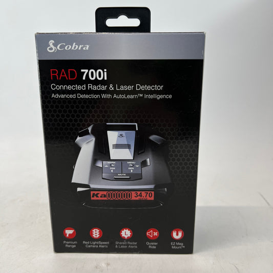 New Cobra RAD 700i Radar and Laser Detector