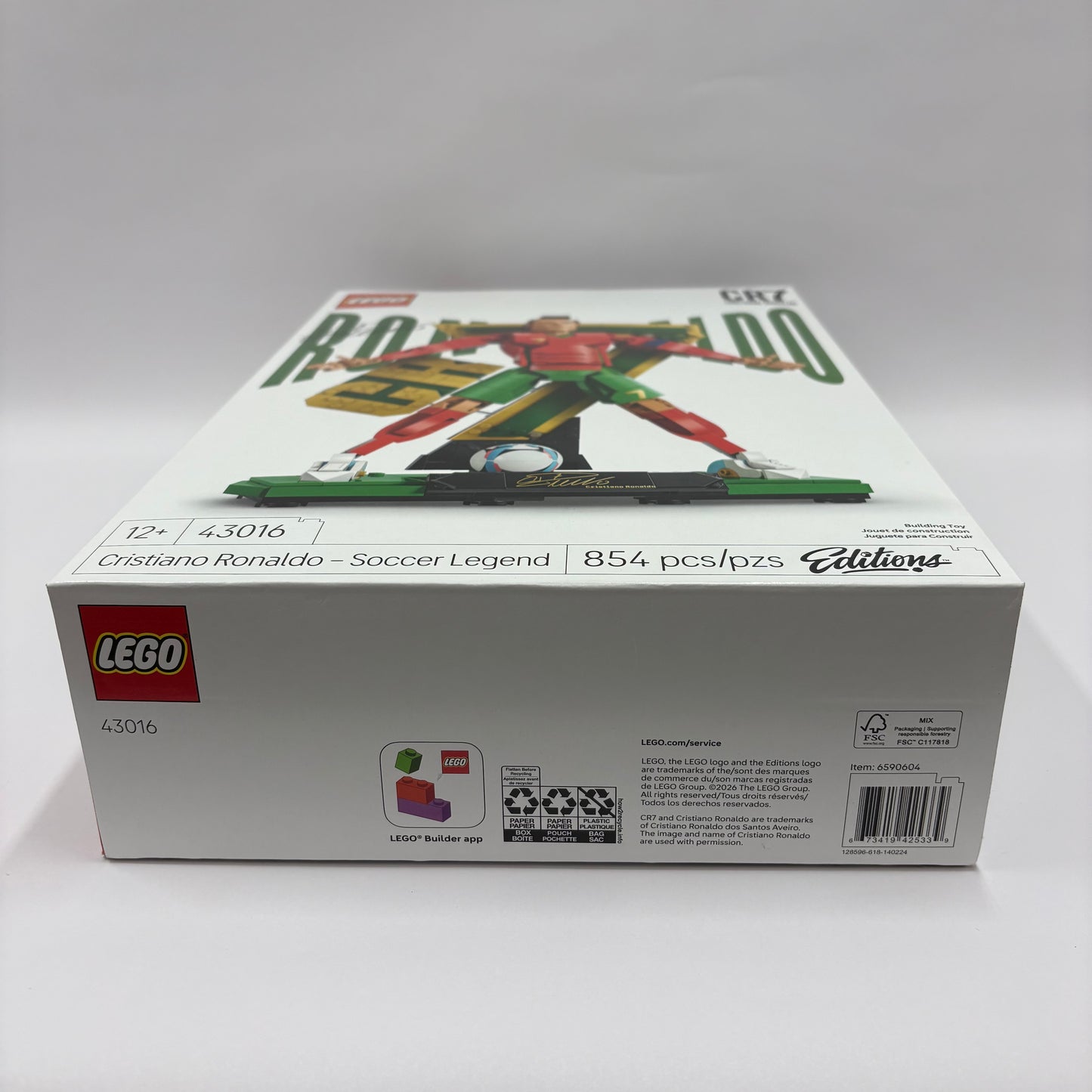New Lego Cristiano Ronaldo Lego Set 43016