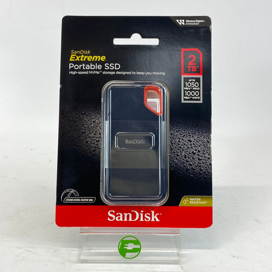 New SanDisk Extreme Portable SSD 2TB SDSSDE61-2T00-AT