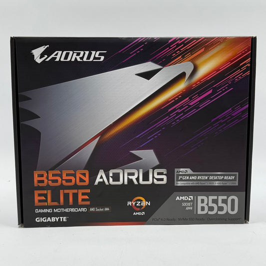 New GIGABYTE B550 AORUS ELITE AM4 ATX