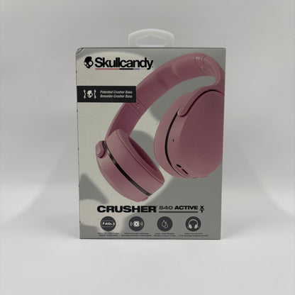 New Skullcandy Crusher 540 Active XT Wireless Over-Ear Bluetooth Headphones Pink