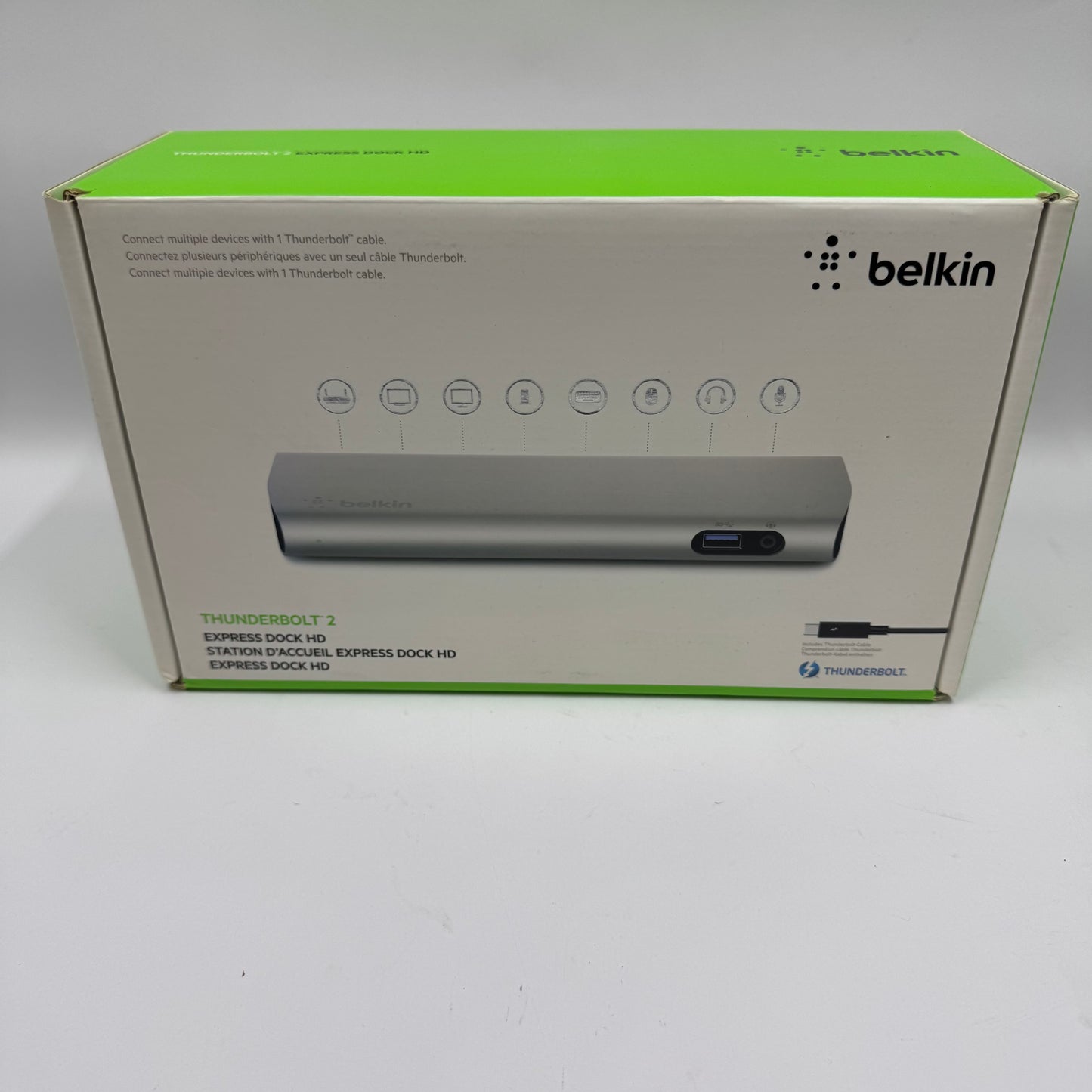 New Belkin  Thunderbolt 2  Express Dock HD F4U085