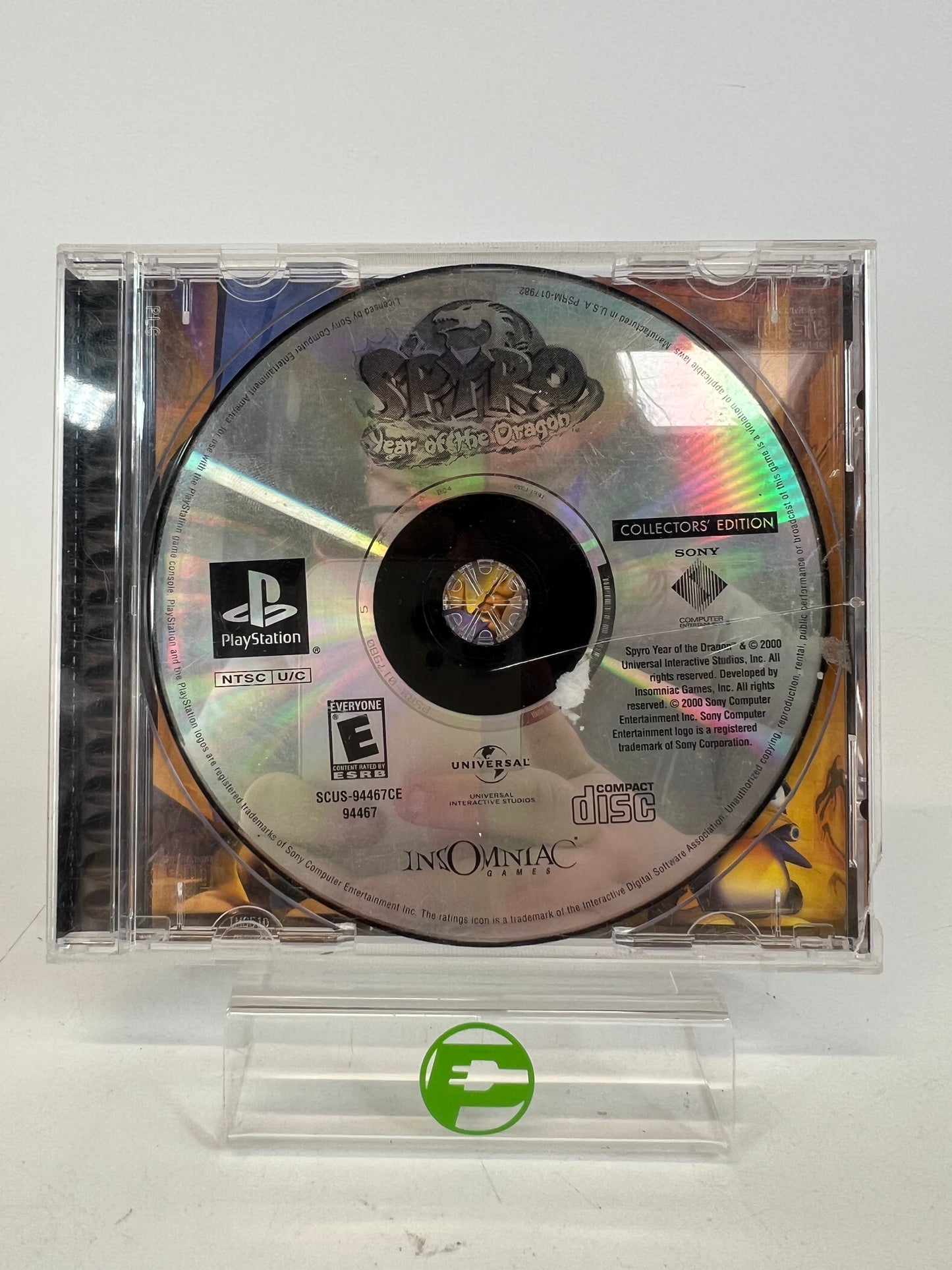 Spyro Year of the Dragon (Sony PlayStation 1 PS1, 2000)