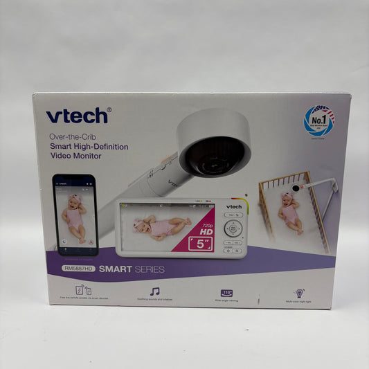 New Vtech Over-the-Crib Smart Baby Video Monitor RM5887HD