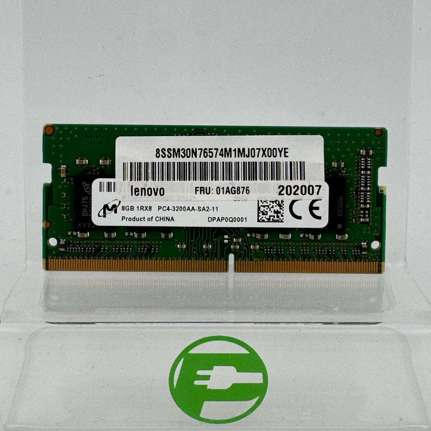Micron  8GB (1x8GB) RAM DDR4 3200MHz MTA8ATF1G64HZ-3G2J1 SODIMM RAM