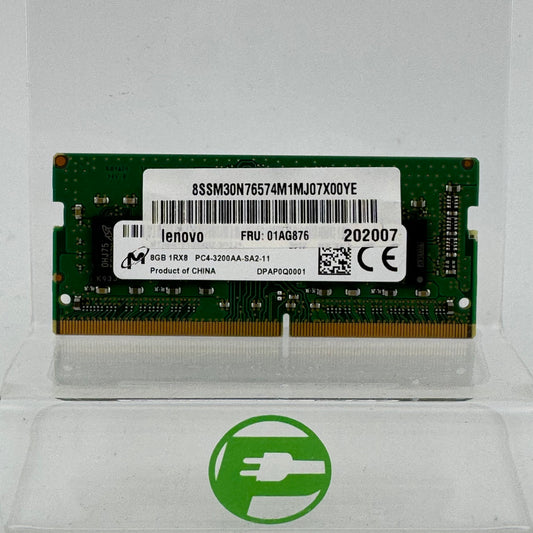 Micron  8GB (1x8GB) RAM DDR4 3200MHz MTA8ATF1G64HZ-3G2J1 SODIMM RAM