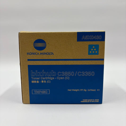 New Konica Minolta A5X0430 Toner Cartridge Cyan (C)
