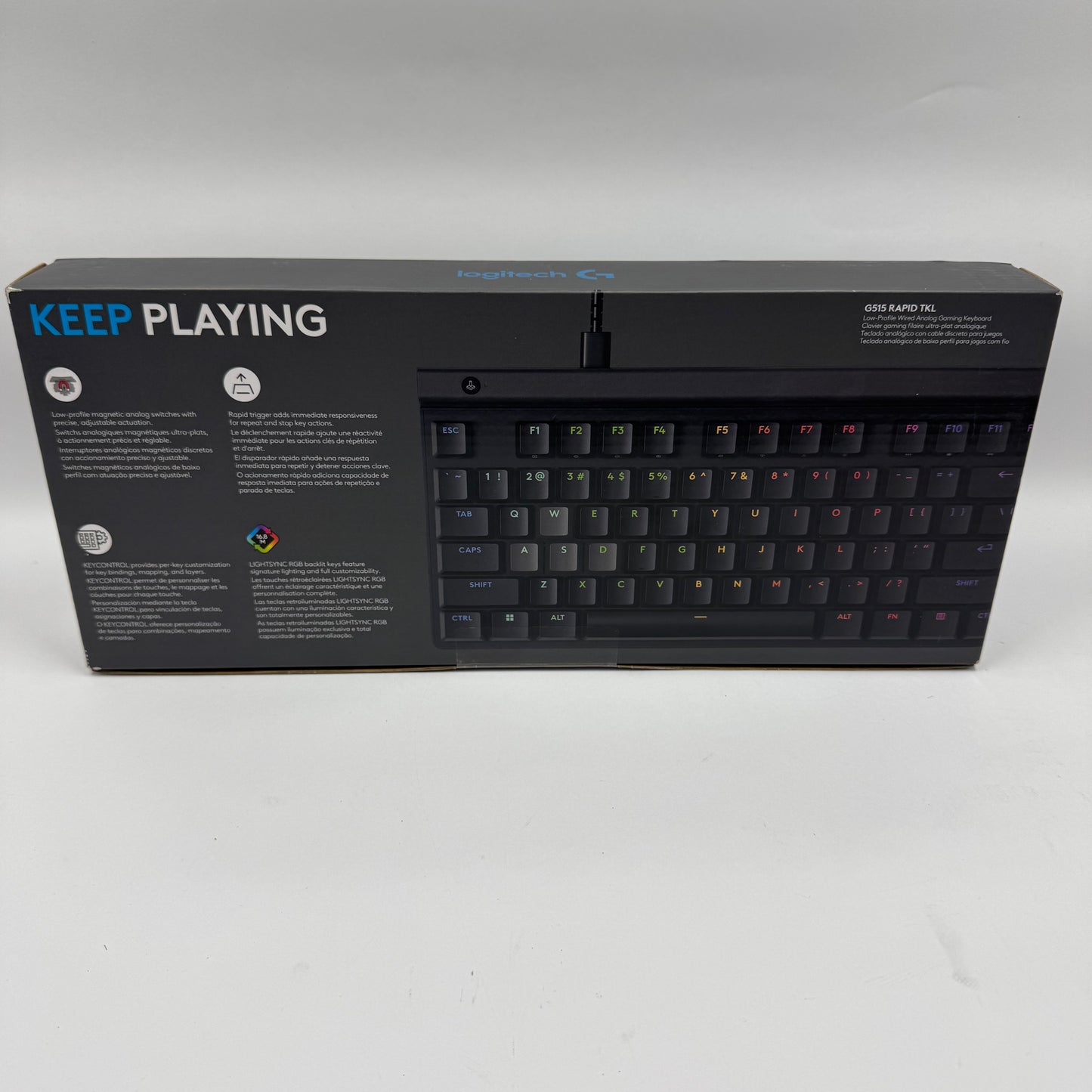 New Logitech G515 Rapid TKL Wired Gaming Keyboard YU0095