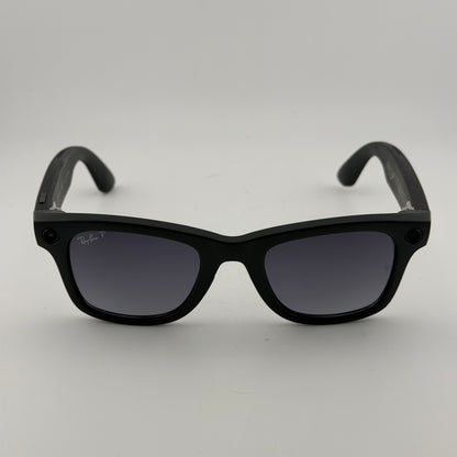 Ray-Ban Meta Wayfarer Gen 2 Matte Black Polarized RW4012 AI Smart Glasses