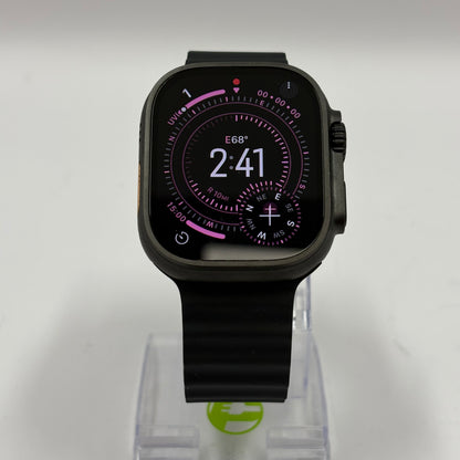 Unlocked Apple Watch Ultra 3 49MM Black Titanium Black Ocean Band MF0J4LW/A