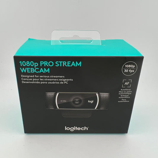 New Logitech 1080p Pro Stream Webcam 