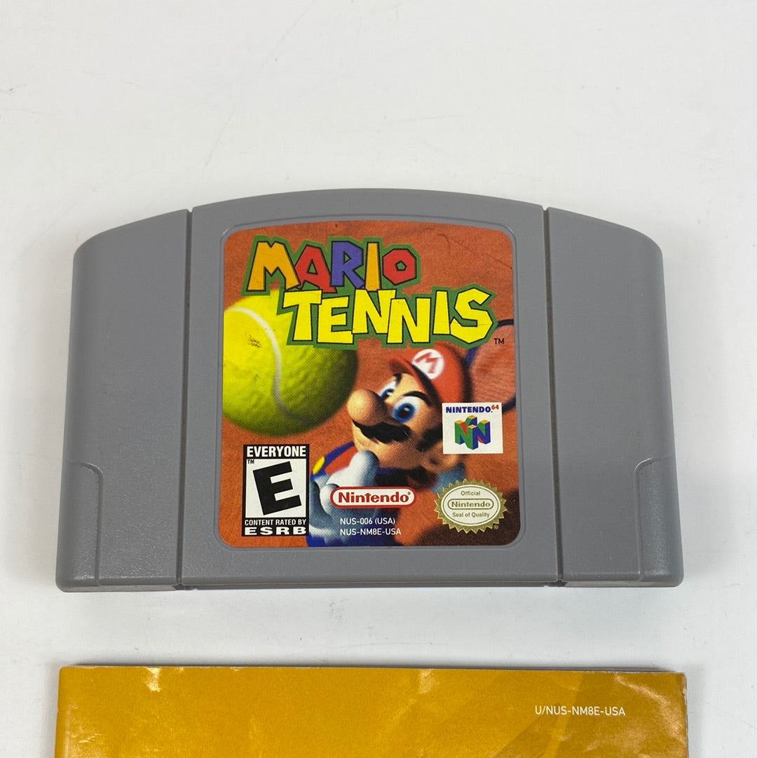 Mario Tennis (Nintendo 64, 2000) with Manual and Box
