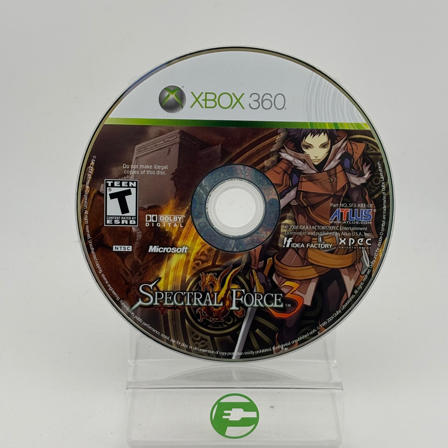 Spectral Force 3 (Microsoft Xbox 360, 2008)