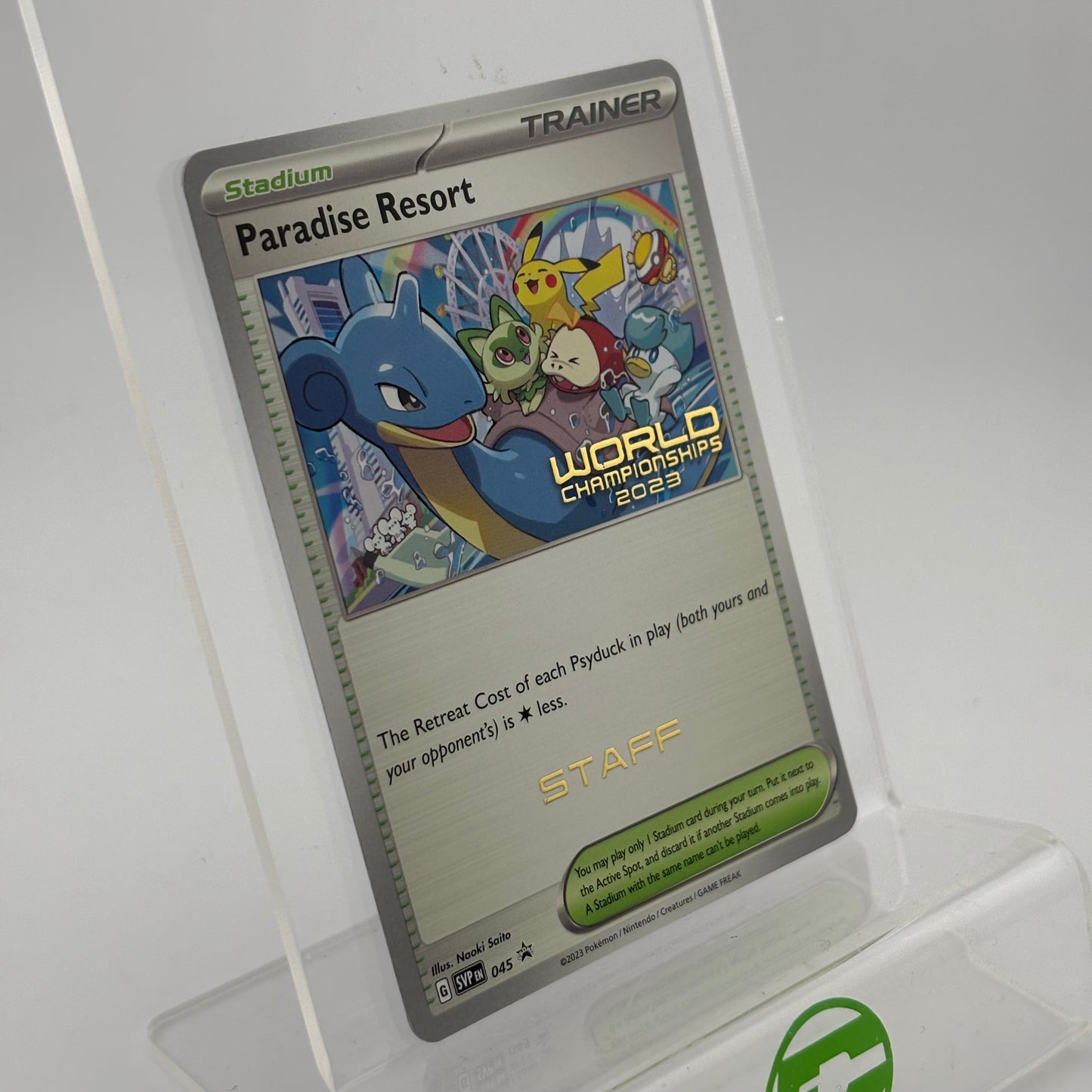 Pokémon TCG Paradise Resort [World Championships 2023 Staff] #45 English LP