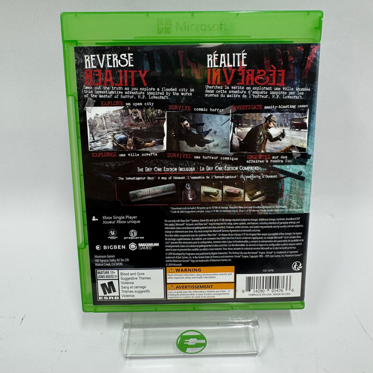 The Sinking City (Microsoft Xbox One, 2019)