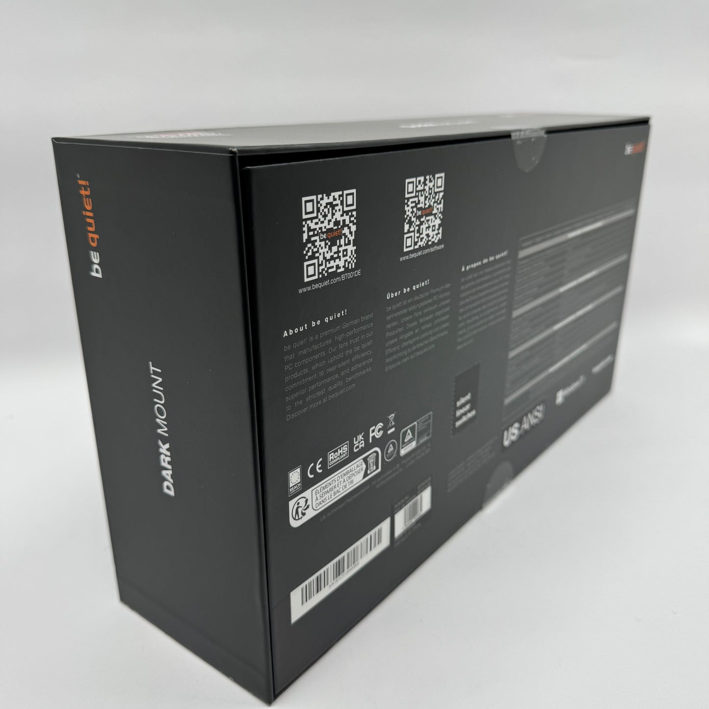 New Be Quiet! Dark Mount Wired Mechanical Keyboard BT001US
