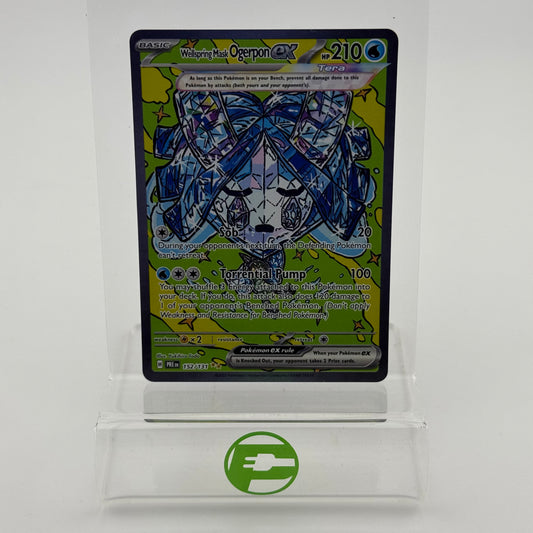 Pokémon TCG Wellspring Mask Ogerpon EX #152 Prismatic Evolutions Trading Card 152/131
