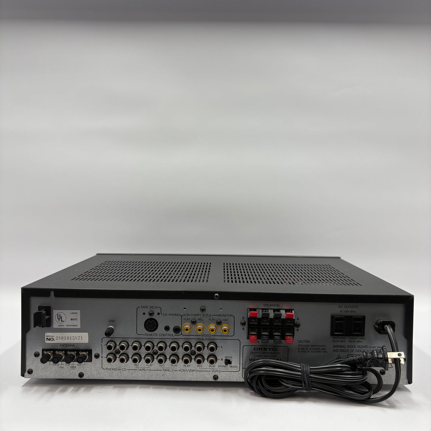 Onkyo TX-84 Quartz Synthesized Tuner Amplifier