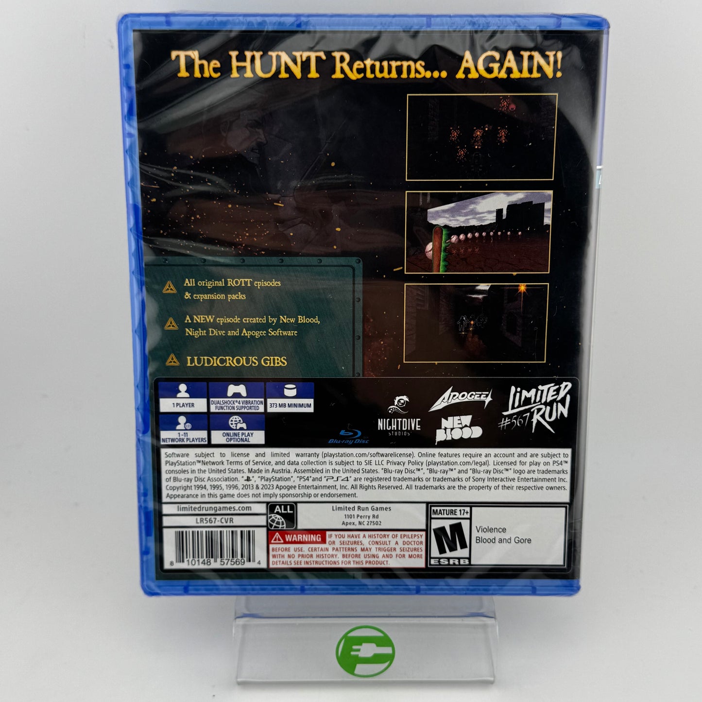 New Rise Of The Triad: Ludicrous Edition (Sony PlayStation 4 PS4, 2024)