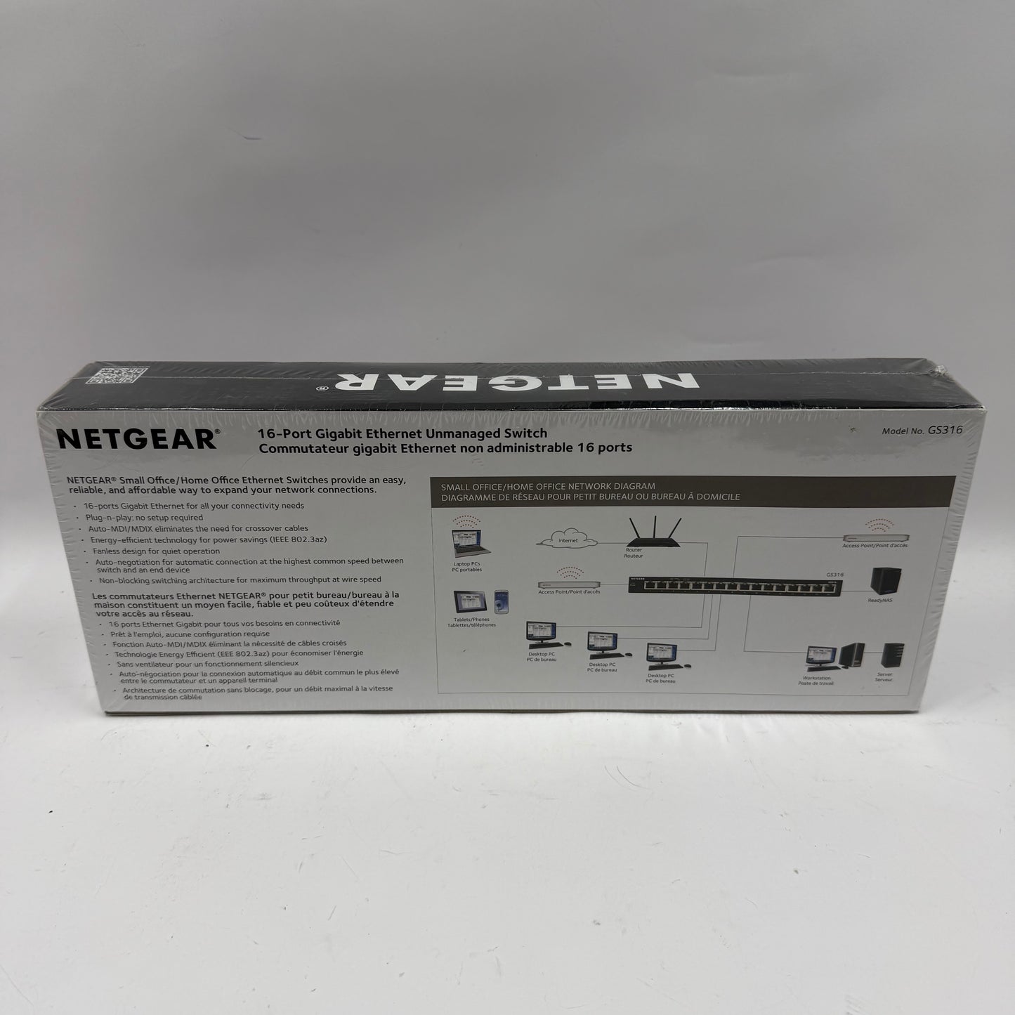 New NetGear GS316 Gigabit Ethernet Switch