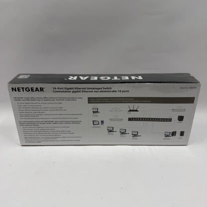 New NetGear GS316 Gigabit Ethernet Switch