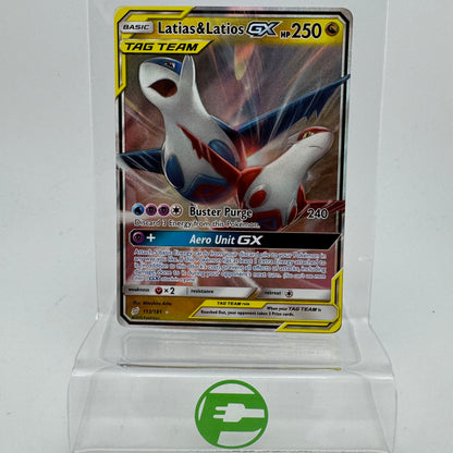 Pokémon TCG Team Up Latias & Latios GX #113 Holo English LP