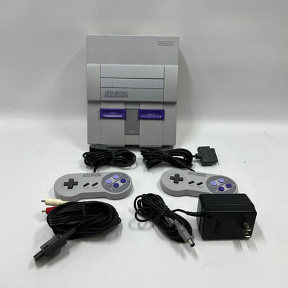 Super Nintendo Entertainment System SNES SNS-001 Gray