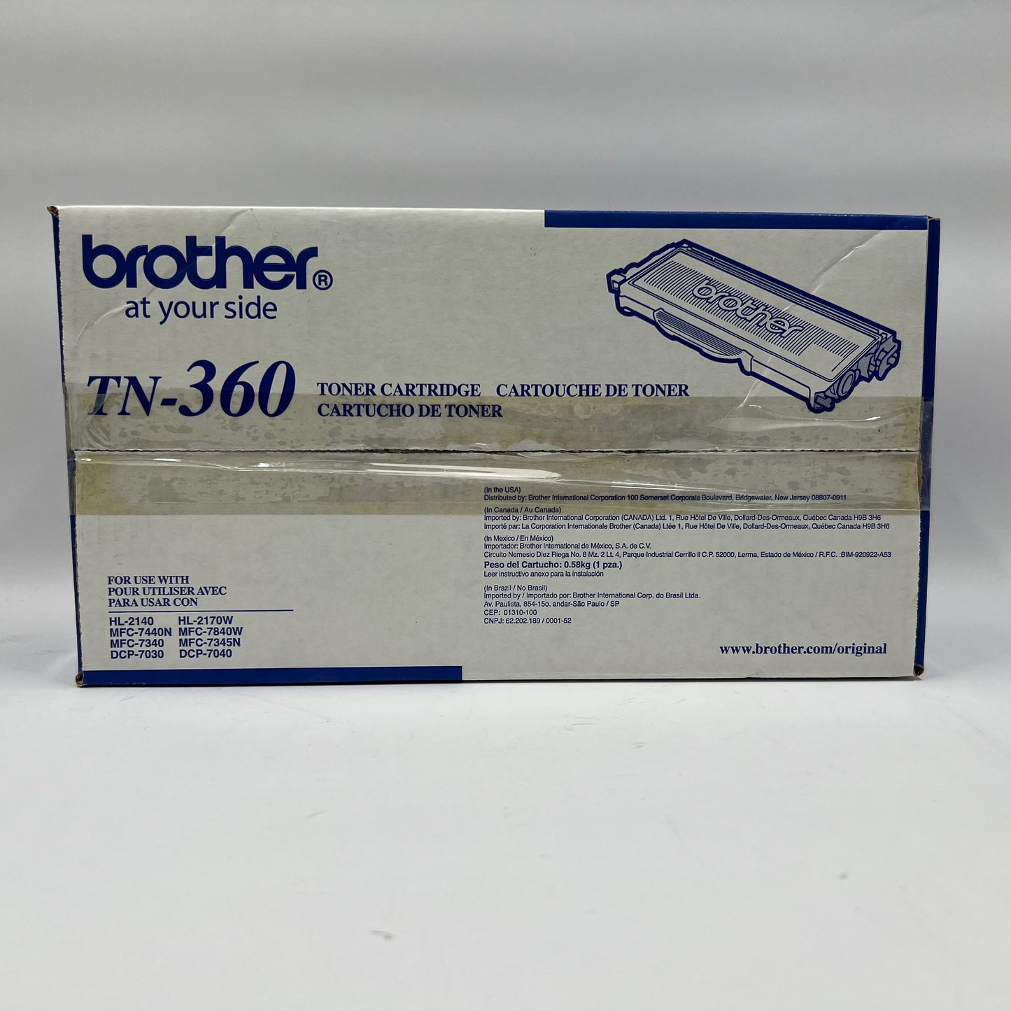 New Brother TN-360 Black Toner Cartridge High Yield