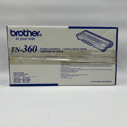 New Brother TN-360 Black Toner Cartridge High Yield