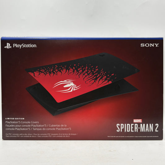 Sony Playstation 5 PS5 Spiderman-2 Plates Red/Black CFI-ZCA1/CFI-ZCB1