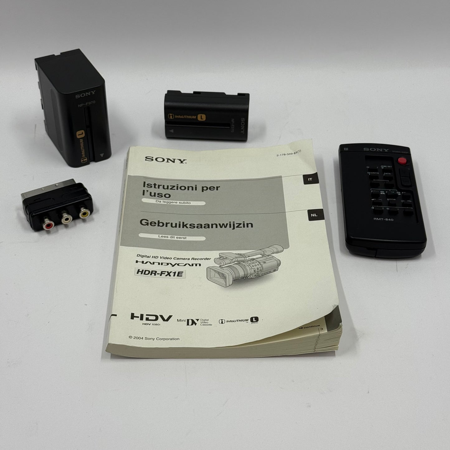 Sony HDV HandyCam HDR-FX1E Digital HD Video Camera Recorder PAL