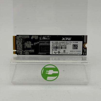 XPG 2280mm Gammix S11 Pro 512GB M.2 NVMe Gen 4.0 x 4 SSD AGAMMIXS11P-512GT-C