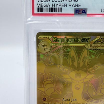 Pokémon TCG Mega Evolution Mega Lucario EX 188/132 English PSA 10 GEM MT