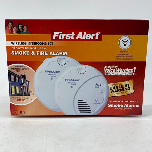 New First Alert Smoke & Fire Alarm Wireless Interconnect SA511CN2