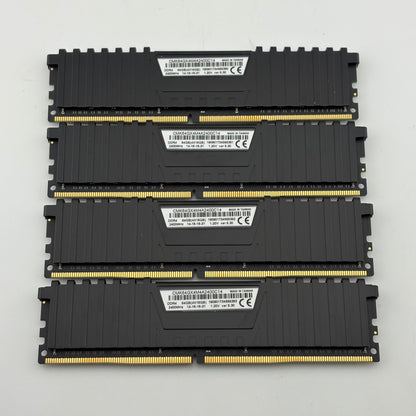 Corsair Vengeance LPX 64GB (4x16GB) RAM DDR4 2400MHz CMK64GX4M4A2400C14