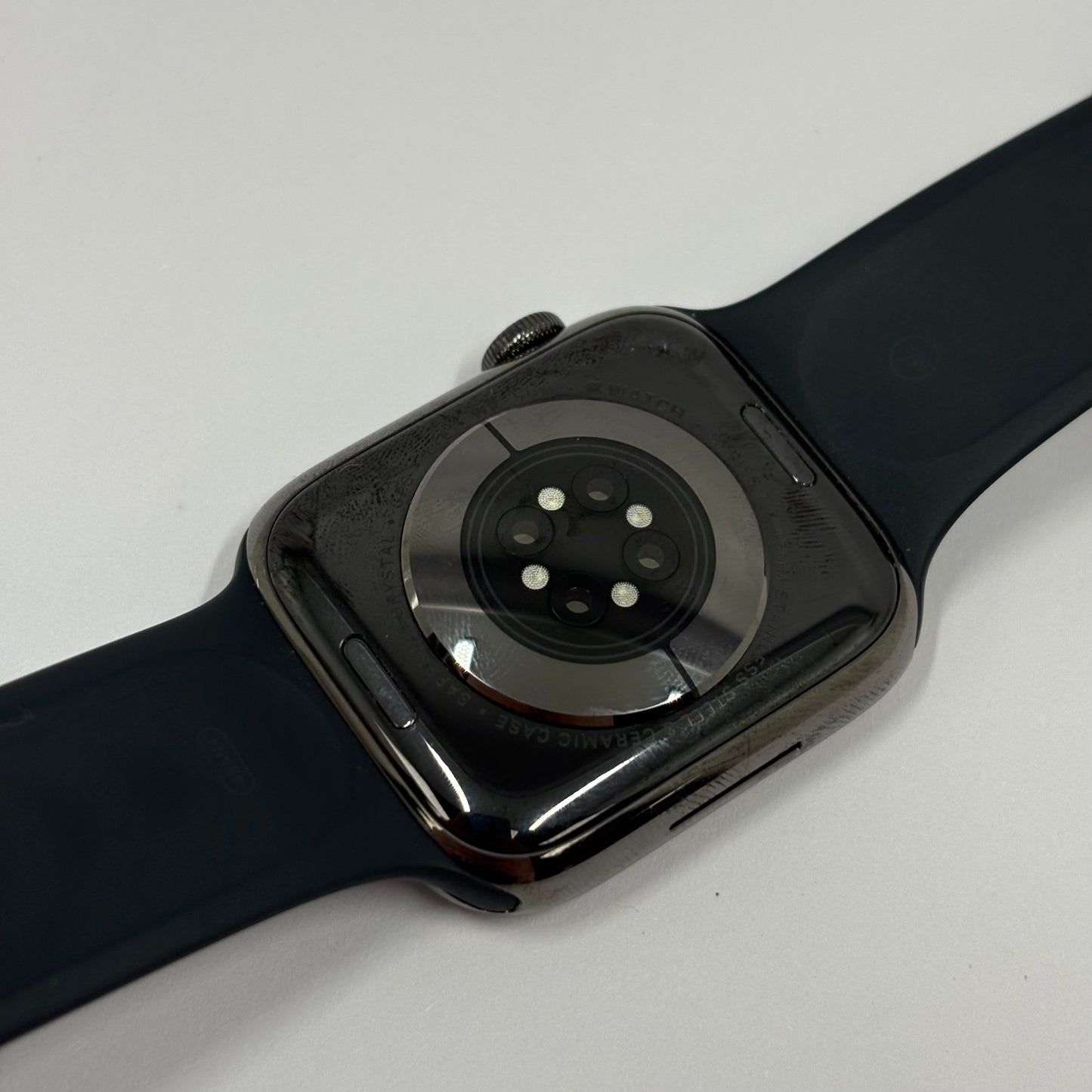 Unlocked Apple Watch Series 7 45MM Midnight Aluminum Black Sport Band MNAV3LL/A