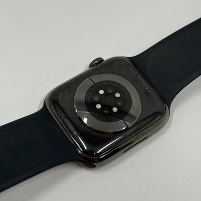 Unlocked Apple Watch Series 7 45MM Midnight Aluminum Black Sport Band MNAV3LL/A