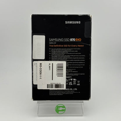 New Samsung 2.5" 870 EVO 1TB SATA III 6Gbps SSD MZ-77E1T0