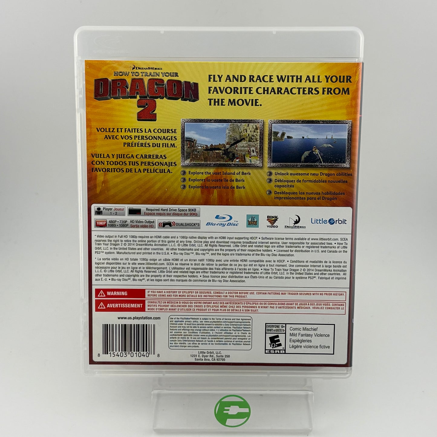 How to Train Your Dragon 2 (Sony PlayStation 3 PS3, 2014)