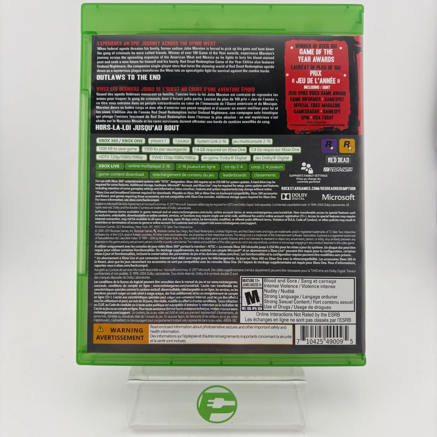 Red Dead Redemption [Game of the Year] (Microsoft Xbox One, 2016)