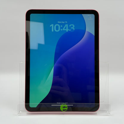 WiFi Only Apple iPad 10th Gen 64GB Pink MPQ33LL/A