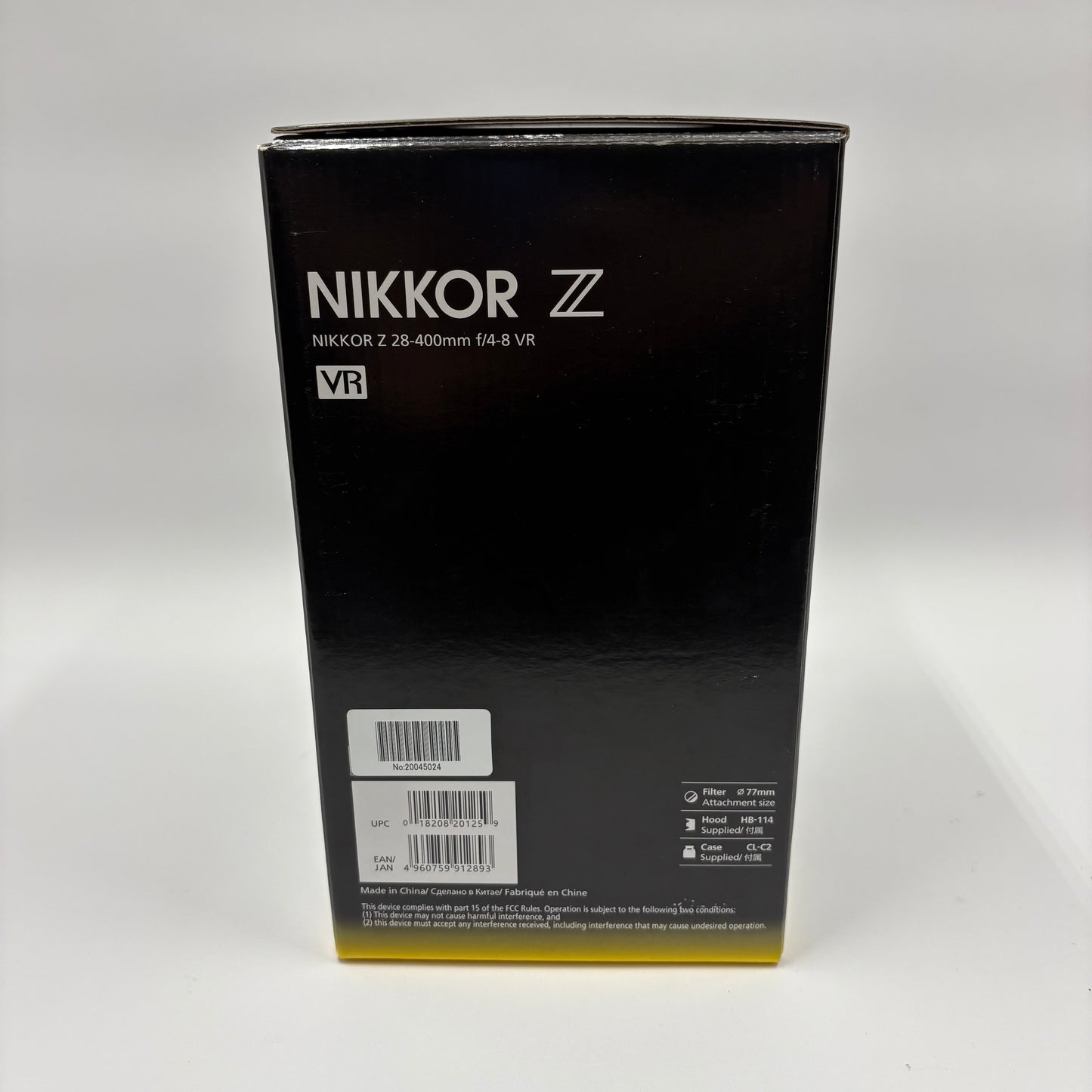 Nikon Z NIKKOR 28-400mm f/4-8 VR Super Zoom Lens