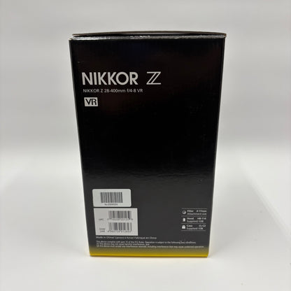 Nikon Z NIKKOR 28-400mm f/4-8 VR Super Zoom Lens