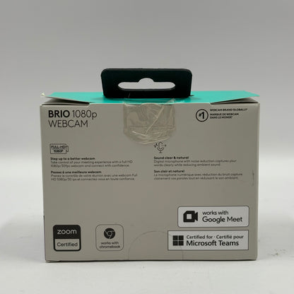 New Logitech Brio 1080p Webcam 960-001593