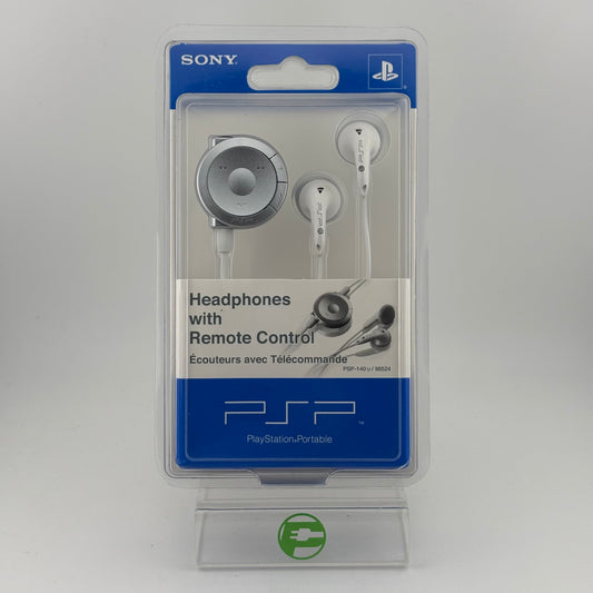 New Sony PSP Earbuds Headphones With Remote Control PSP-140